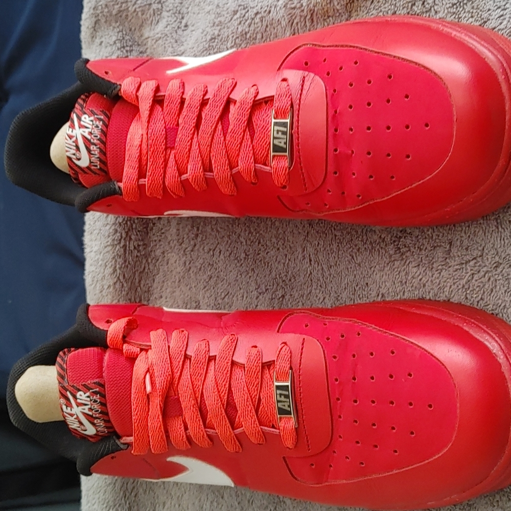 Nike Air Force 1 Lunar 'University Red'